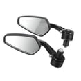 thumbnail image 4 of 2PCS Bike Side Mirror Motorcycle Universal Black View Handel Glass Scooter, 4 of 5