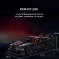 thumbnail image 7 of MACTANO Car Building Block Set Sports Car X19 Speed Champions Race Car Building Kit Toy Gift Black, 7 of 7