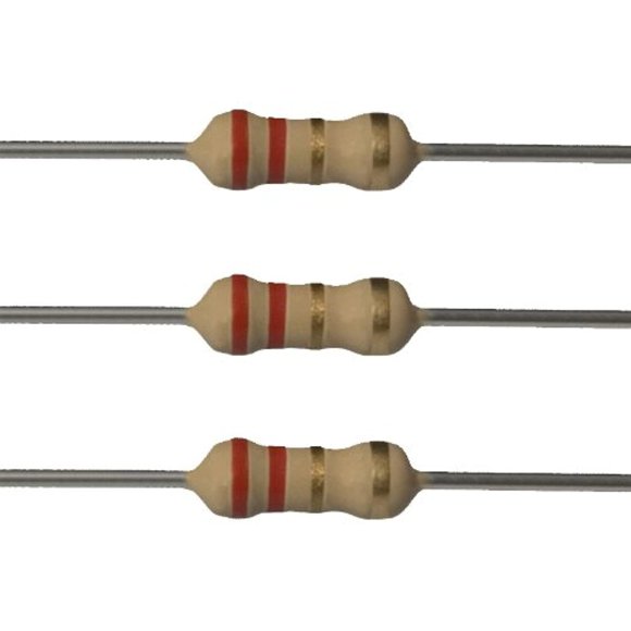 E-Projects 10EP5142R20 Resistencias de 2,2 ohmios 1/4 W 5% (paquete de 10)