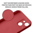thumbnail image 5 of Xpm Case for Apple iPhone 13 Pro Max (6.7") Liquid Silicone Hybrid Gel Rubber Protection with Microfiber Lining Shockproof TPU Cover for iPhone 13 Pro Max - Red, 5 of 8