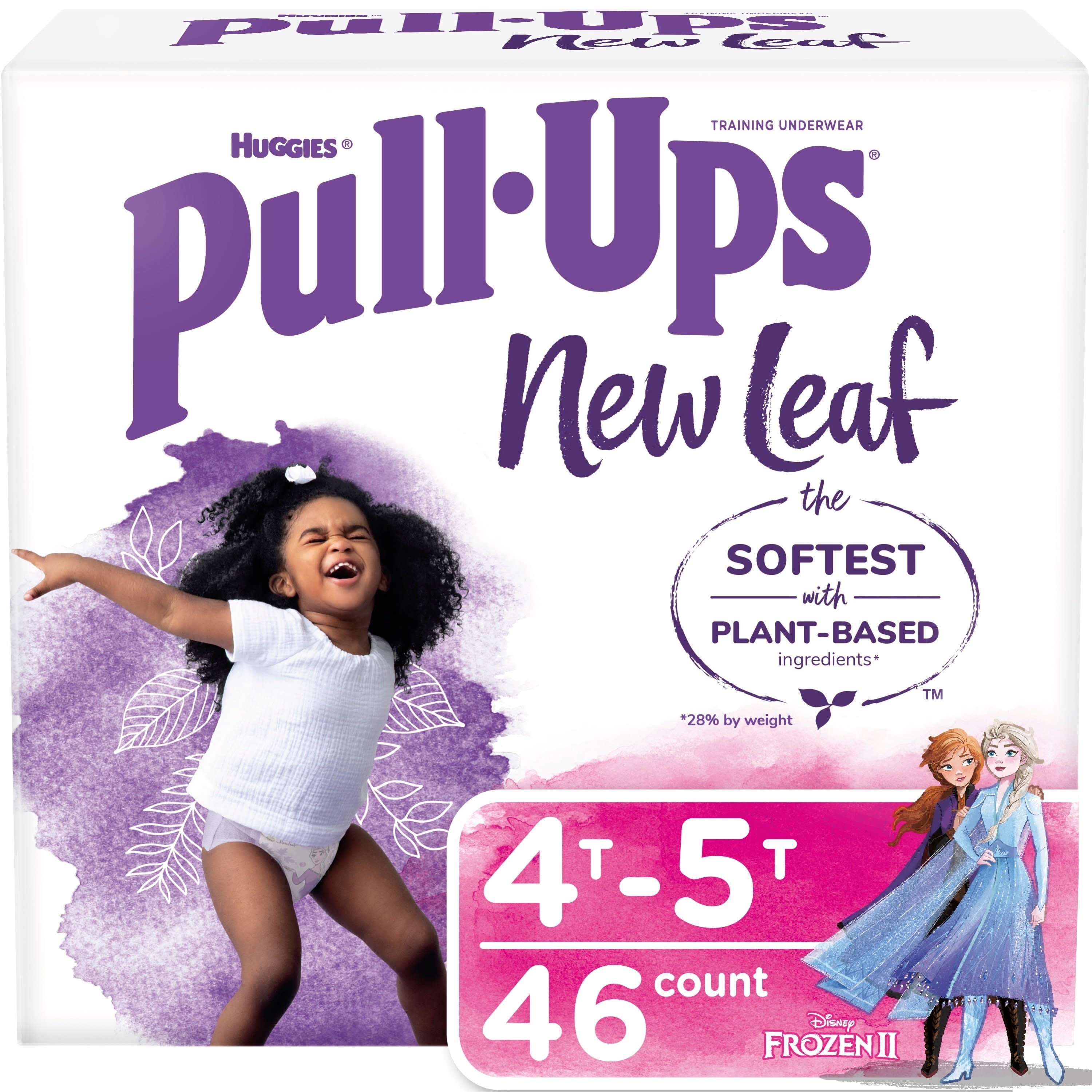 Pull-Ups New Leaf Girls' Disney Frozen Potty Training Pants, 4T-5T, 46 Ct - 1