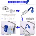 thumbnail image 4 of 200 Pcs Blue Magnetic Peg Hook Stop Lock 6mm, Display Hook Magnet Security Locks Compatible with 4.5-5.9mm pegboard for Retail Store and Shopping Center, 4 of 5