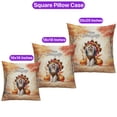 thumbnail image 3 of Happy Thanksgiving Chinese Crested Turkey Costume Pumpkins Autumn Leaves Pillowcase Double Sided Dog Lover Pillow Case Covers - 130144, 3 of 3