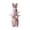 Pink, variant on Faux Short Plush Easter Bunny, Flocked Easter Bunny Figurine, Bunny with Bow Tie, Suitable for Easter Decor, Easter Basket Stuffers, Spring Decorations,Home,Kitchen Decorations, Blue.