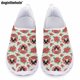 thumbnail image 1 of Zapatos casuales de verano para mujer con diseño de estampado de gatito de dibujos animados de Doginthehole, zapatos planos de malla transpirables cómodos, zapatos de enfermera de hospital, 1 of 5