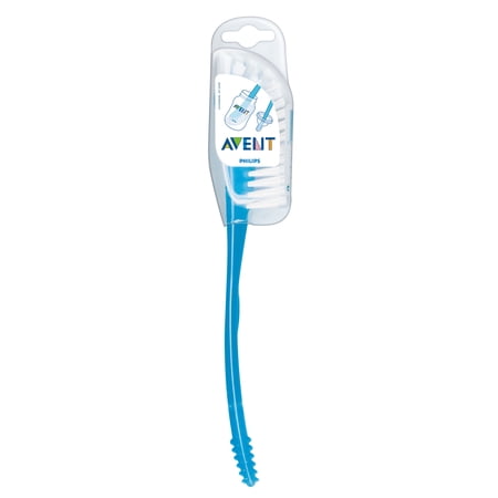 Philips Avent Baby Bottle and Nipple Brush, Blue , SCF145/06