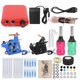 thumbnail image 1 of Kit completo para tatuajes, máquina de bobinas para sombreado de 10 vueltas y delineador de 8 vueltas para principiantes en tatuadores, enchufe de 90 a 265 VEU, 1 of 10