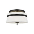 thumbnail image 7 of Visual Comfort Af1143 Cordtlandt 3 Light 14" Wide Semi-Flush Ceiling Fixture - Rattan, 7 of 7