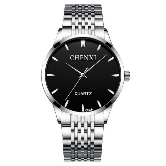 Classic Full Steel Analog Men's Quartz Watches Luxury Men Wrist Watch Cx064a Waterproof 30m Man Clock Relogio Masculino - Quartz Wristwatches