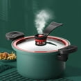 thumbnail image 4 of Nrmrqz Pressure Canner Non-Stick Pressure Cooker – Fast Meal Prep Pot Pressure Cooker, 4 of 6