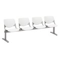 thumbnail image 2 of KFI Studios KOOL 4 Seat Reception Bench, White, 2 of 2