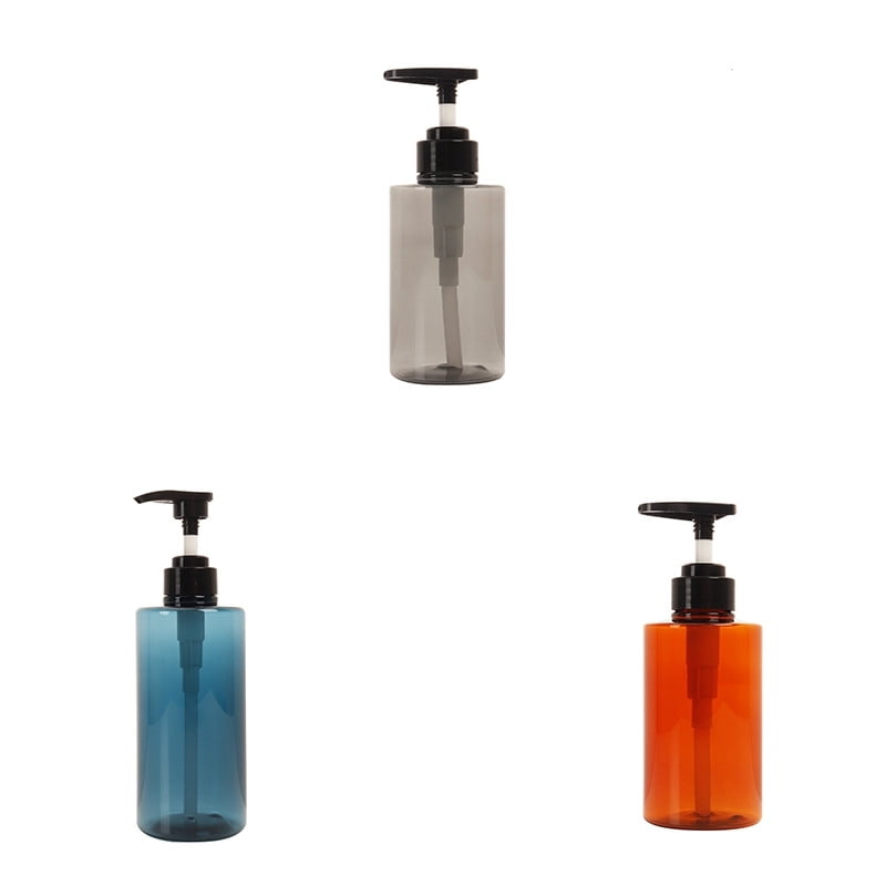 3 Pack Shampoo and Conditioner Bottles Refillable, 10oz/300ml Empty Shower Plastic Soap