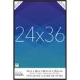 thumbnail image 2 of Studio Decor 24" x 36" Plastic Poster Frame Styleline - Includes Hanging Hardware, Horizontal or Vertical Display - Black, Bulk 6 Pack, 2 of 3