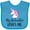 Turquoise, variant on Inktastic My Godmother Loves Me Unicorn Girls Baby Bib