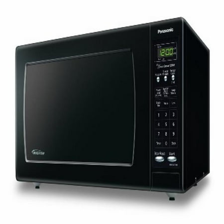 ... Black 1.6 Cu. Ft. Countertop Microwave Oven with Inverter Technology