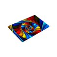thumbnail image 2 of CADecor Psychedelic Rainbow Spiral Indoor/Outdoor Doormat Decor Rug 30x18 inches, 2 of 2