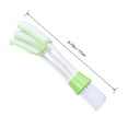 thumbnail image 2 of KAKOWELY 1 PC Mini Duster Double Ended MicroFiber Vent Duster Brush for Computer Keyboards Fans Air Conditioner Car Air Outlets Quick Cleaner with Removable Cloth Cover Precision Dusting Tool, 2 of 4