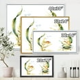 thumbnail image 4 of Designart 'Tropical Fish With Air Bubble and Algae' Traditional Framed Canvas Wall Art Print, 4 of 5