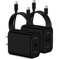 USB C Charger,AILKIN 20W PD 2PACK USB C Charger Block with 2PACK USB C Cables 6ft Type C Charger Fast Charging USB C Block Plug for Phone 15 Charger