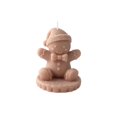 thumbnail image 2 of Rdausd Gingerbread Man Scented Candle, Christmas Soy Wax Figurine Candle, Holiday Aromatherapy Gift for Party Favor, Perfect Xmas Holiday Decor Gift for Family Friends, 2 of 4
