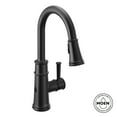thumbnail image 5 of Moen 7260EWBL Belfield Touchless 1-Handle Pull-Down Sprayer Kitchen Faucet in Matte Black, 5 of 7