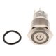 thumbnail image 1 of de metal sólido con enclavamiento Botón pulsador Interruptor de encendido y apagado 12V 19mm IP67 Amarillo kusrkot Interruptor de botón pulsador LED, 1 of 8