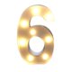 thumbnail image 2 of Lámpara LED con 26 letras y números del alfabeto, símbolo de ampersand, corazón de amor, para decoración de bodas, fiestas en casa, vacaciones y bares, 2 of 2
