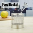 thumbnail image 4 of Acier Inoxydable Rond Frites Frites Frites Fruits Porte-Conteneur Outil de Cuisine, 4 of 8