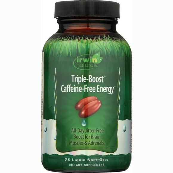 Irwin Naturals Triple-Boost Caffeine-Free Energy 75 Sgels