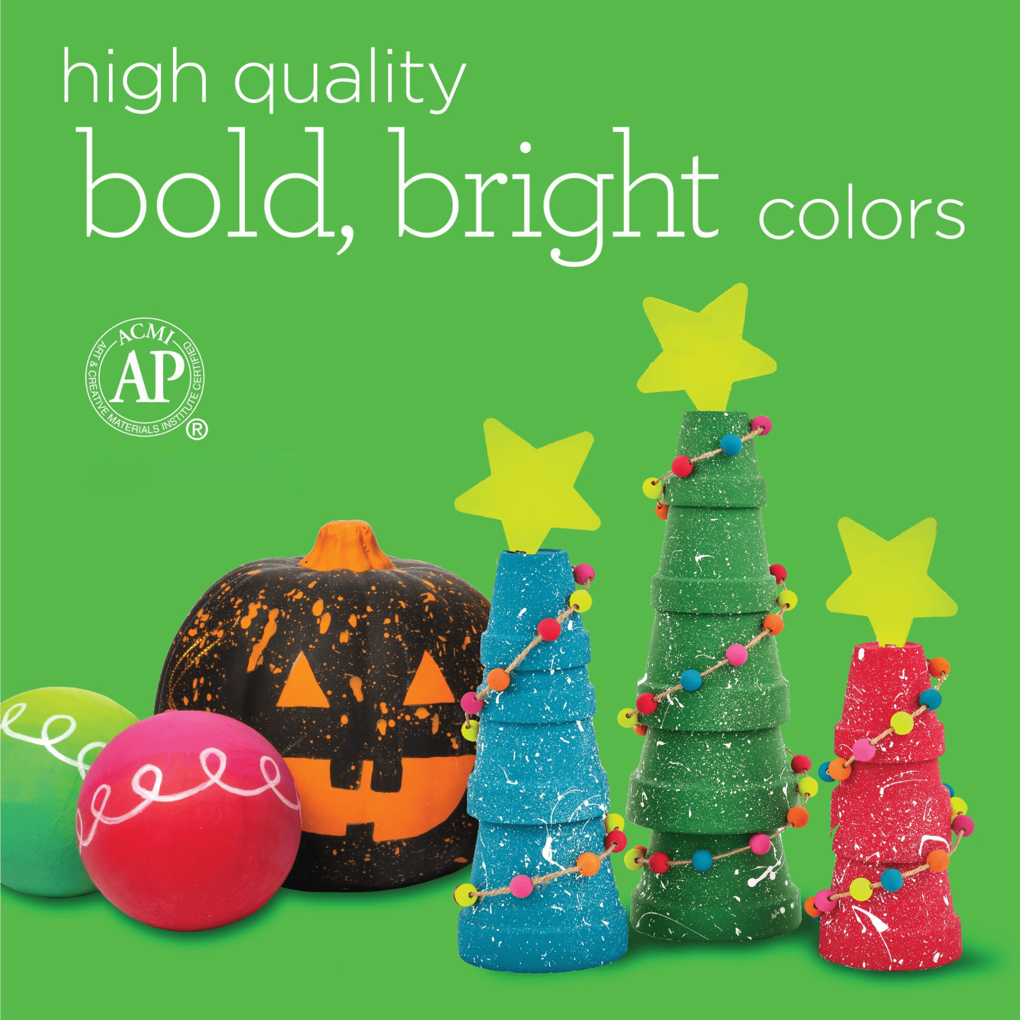 Apple Barrel Fall Colors Kit, 16 Piece Set Including 15 Acrylic Craft Paints and 1 Mod Podge Gloss Sealer