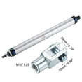 thumbnail image 5 of Uxcell 32mm Bore 300mm Stroke Pneumatic Air Cylinder with Y Connector and 4Pcs Quick Fitting Set, 5 of 6