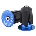 thumbnail image 1 of Lot de 2 embouts de guidon de vélo, pour vélo de route et VTT, bleus, 1 of 4