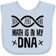 thumbnail image 3 of Inktastic Funny Math is in My Dna Boys or Girls Baby Bib, 3 of 4
