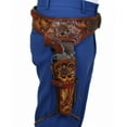 thumbnail image 6 of TJAYZ Western Drop Loop Leather Gun Belt and Holster, Right Hand, 44/45 Caliber, HARVEST 34", 6 of 10