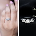 thumbnail image 3 of Certified Lab Grown Diamond Solitaire Promise Ring for Her, EF-VS Quality - with Jewelry Box, 925 Sterling Silver, US 4.00, 3 of 8