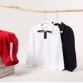 thumbnail image 3 of 380g Heavyweight Trendy Cotton Half-Zip Lapel Sweatshirt for Men, Simple Casual College Style Top, 3 of 4