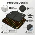 thumbnail image 4 of Rainbow Leaf Foldable Seat Cushion for Bleachers, Stadium Seats, Camping & Outdoor Events, Portable Lightweight Pad with Carabiner, 4 of 6