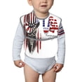 thumbnail image 6 of Kdxio Patriotic Skull Art Bibs For Babies, Baby Bibs for Eating, Toddler Bibs, Waterproof Bibs, Feeding Bibs, for Toddlers, Boys, Girls, 6 of 8