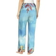 thumbnail image 3 of Balery Sea and Fish print Women's Pajama Pants,Ultra Lightweight Pjs,Lounge Pant-Small, 3 of 9