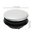 thumbnail image 2 of 2pcs Sink Kitchen Hole Cover Universal Faucet Plugs for Kitchen and Bathroom Countertop, 2 of 8