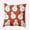 Surf Board Orange, variant on 16" x 16" Simply Daisy Dancing Snowmen Polyester Accent Pillow, Leaf Green Qty 1