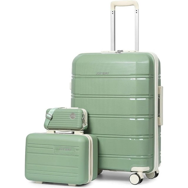 Joyway Ensemble de 3 Valises Cabine 20 Pouces à Coque Rigide avec Roues Pivotantes et Cadenas TSA Valise de Voyage Légère Unisexe