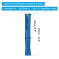 thumbnail image 2 of Unique Bargains Poignée de Rétrécissement de 10 Pouces, 2 Pcs Distributeur de Pellicule Extensible Distributeur de Film Extensible Petit Manuel pour Déménagement de Meubles, Bleu, 2 of 5