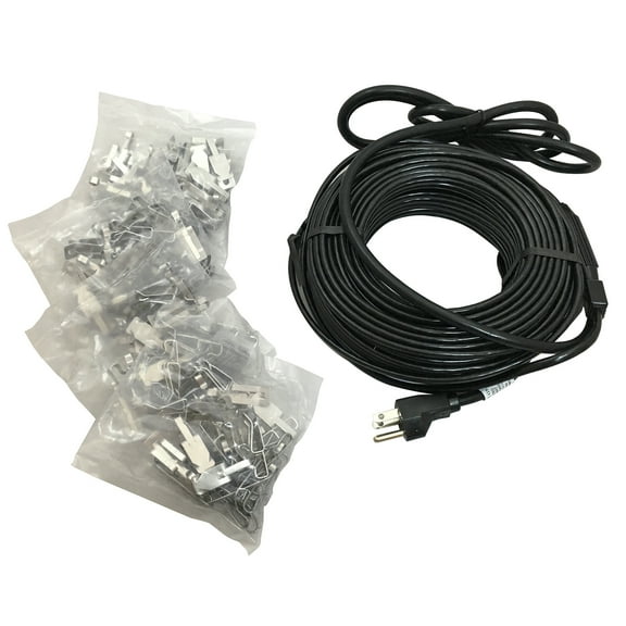 Frost King® RC100 Automatic Electric Roof & Gutter De-icing Cable Kit, 100 feet, Black