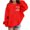 Z321 Red, variant on Little Girls Helloween T Shirt Tiny Ghost Graphic Long Sleeve Hooded Autumn Daily Tees Girls Casual Hoodies Size 6-7 Years Grey