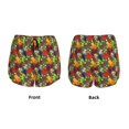 thumbnail image 6 of Goofa Begetable Printed Women 2 in 1 Running Shorts,Quick Dry Athletic Workout Shorts,High Waisted Athletic Shorts with Liner Pockets-Small, 6 of 9