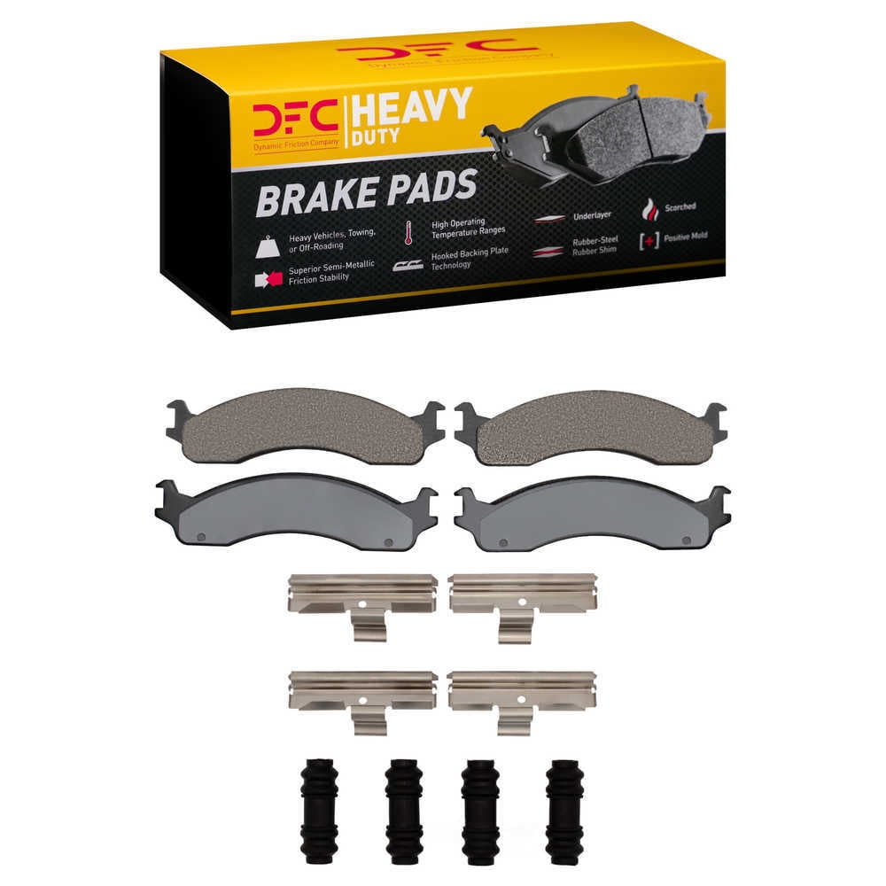 Dynamic Friction Company 1214-0655-01 DFC Heavy Duty Pads and Hardware Kit