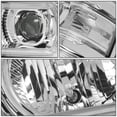 thumbnail image 6 of DNA Motoring For 14-15 Chevy Silverado 1500 LED DRL Chrome Clear Projector Headlight Pair, 6 of 9
