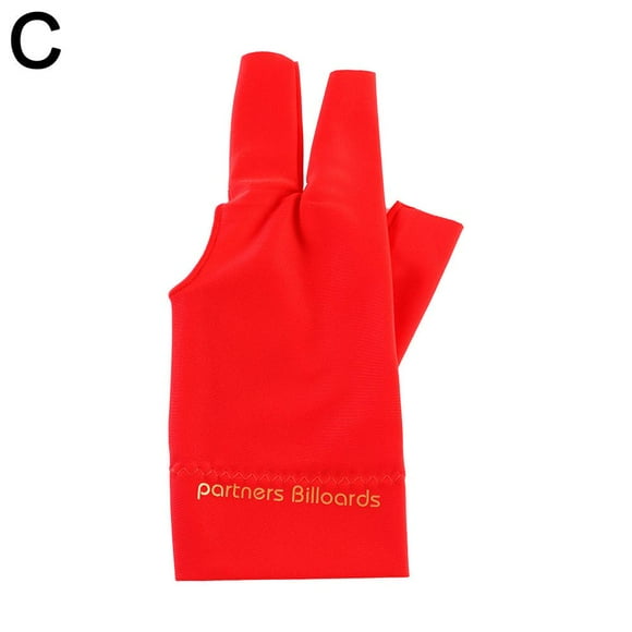 Élasticité Gants de Snooker Billard Queue Gants Trois Doigts Non Main Gauche Respirants Gants de Billard à Enfiler L4K4