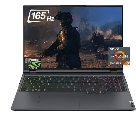 Lenovo Latest Legion 5 Pro 16" 165Hz QHD IPS Gaming Laptop, AMD Ryzen 7 5800H, 40GB RAM 1TB PCIe SSD, NVIDIA GeForce RTX 3070 8GB, Wi-Fi, Webcam, RGB Backlit Keyboard, Windows 11 Home, Grey